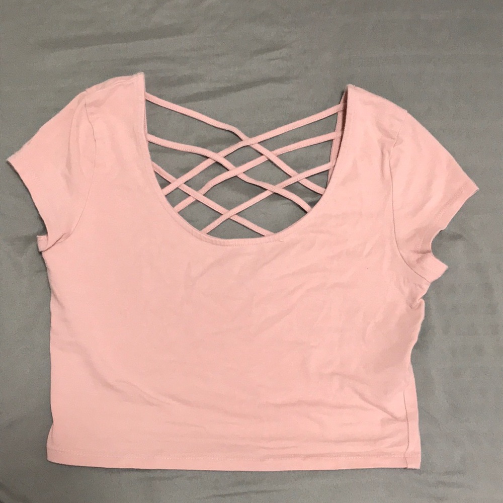 Crop top with back detailing